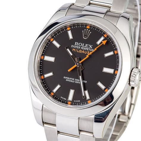 rolex milgauss used price|Rolex Milgauss price guide.